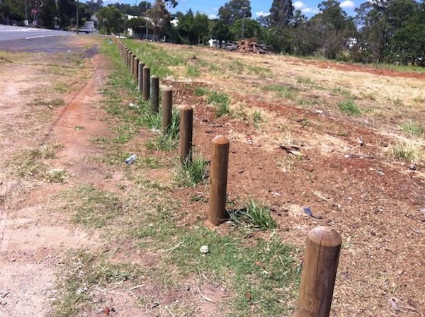 H4 Timber Bollards