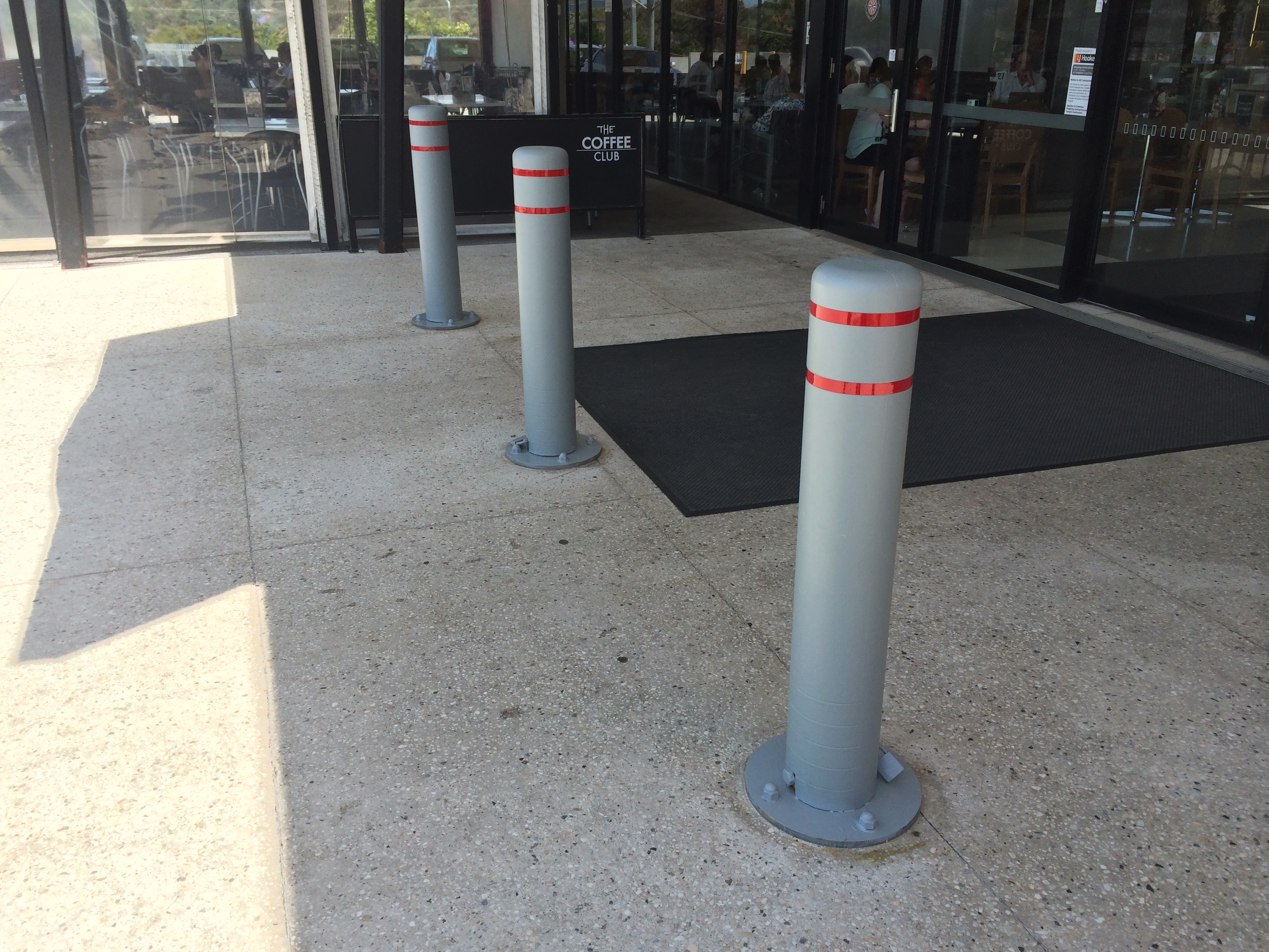 Bollard Covers Added